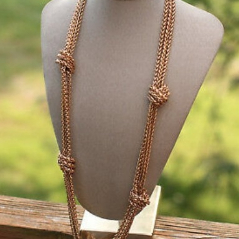Kate Spade golden rope necklace